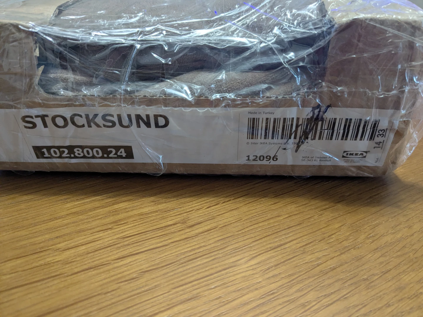 Ikea stocksund ottoman cover