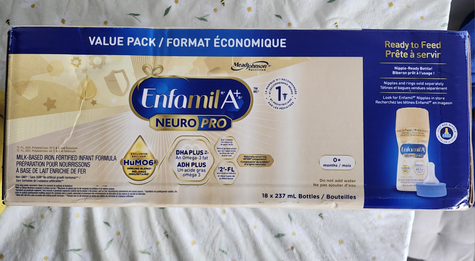 Enfamil A+ Neuro Pro Ready to Feed Bottles 18 x 237 mL
