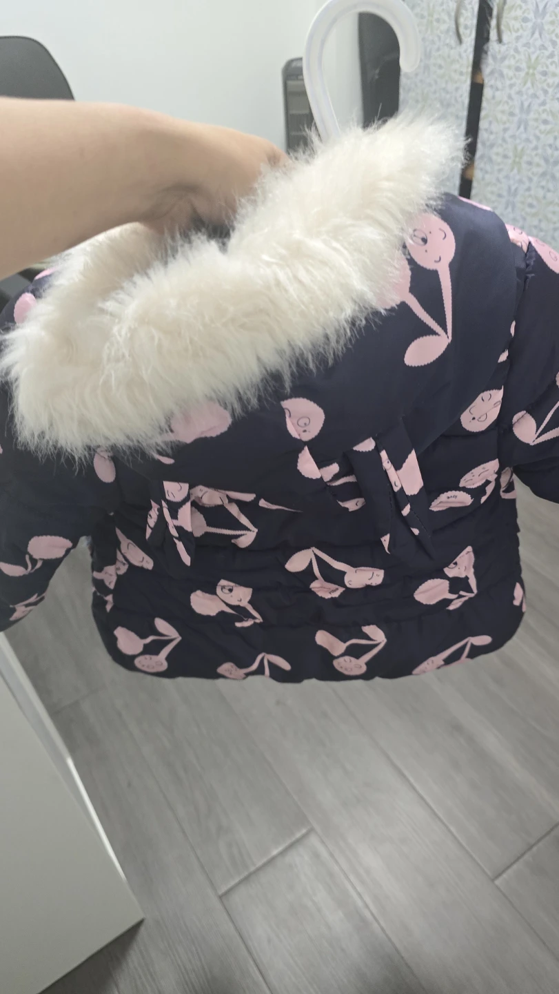 Kids Navy Bunny Print Puffer Jacket 4T-5T - photo 2