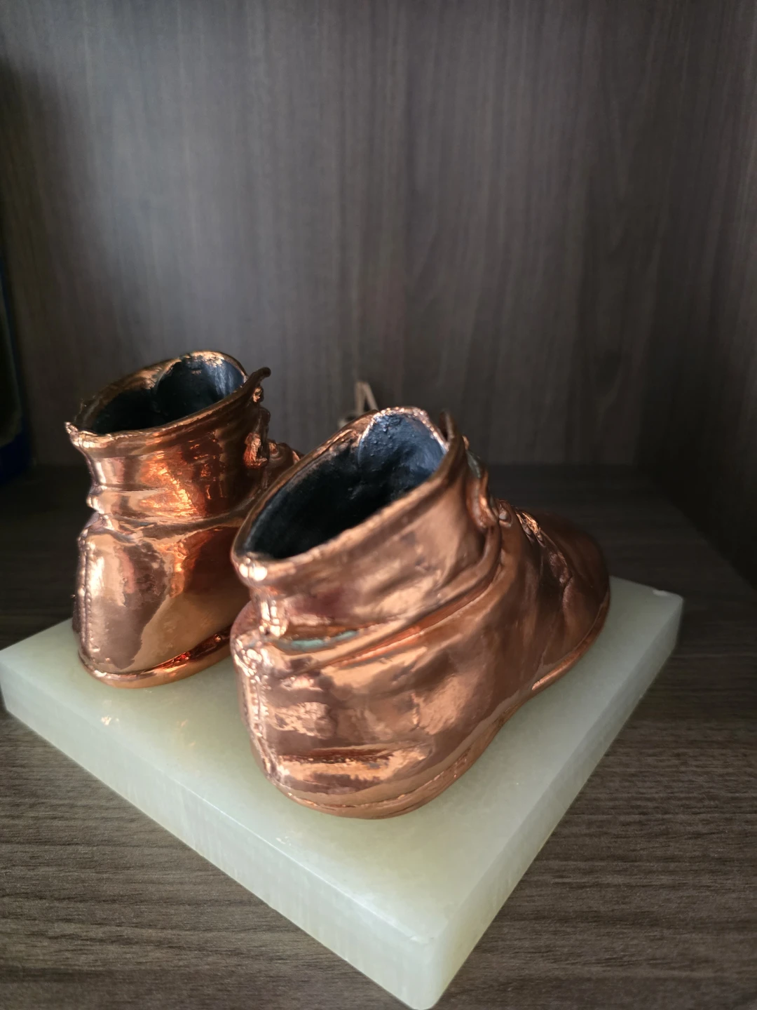 Copper Baby Shoe Figurines - photo 2