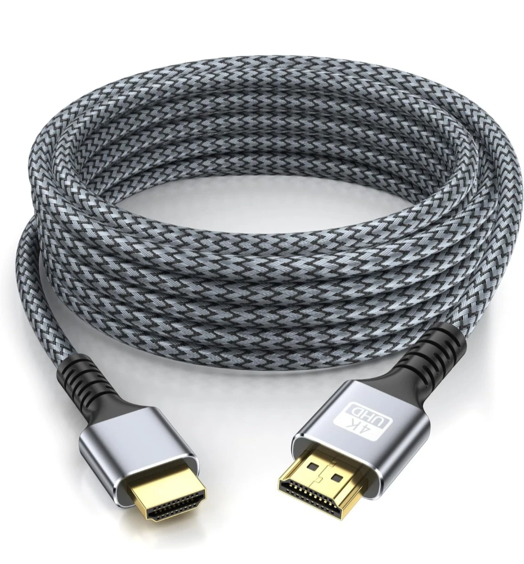 Braided 40ft 4K HDMI Cable