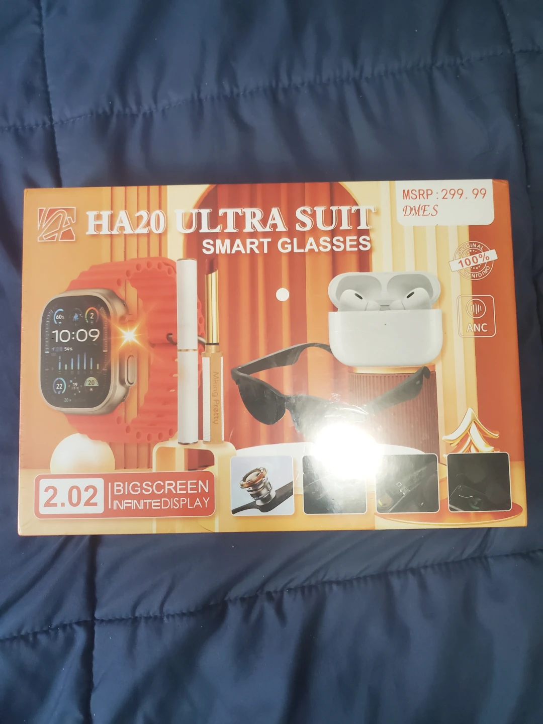 HA20 Ultra Suit Smart Glasses with 2.02" Infinite Display