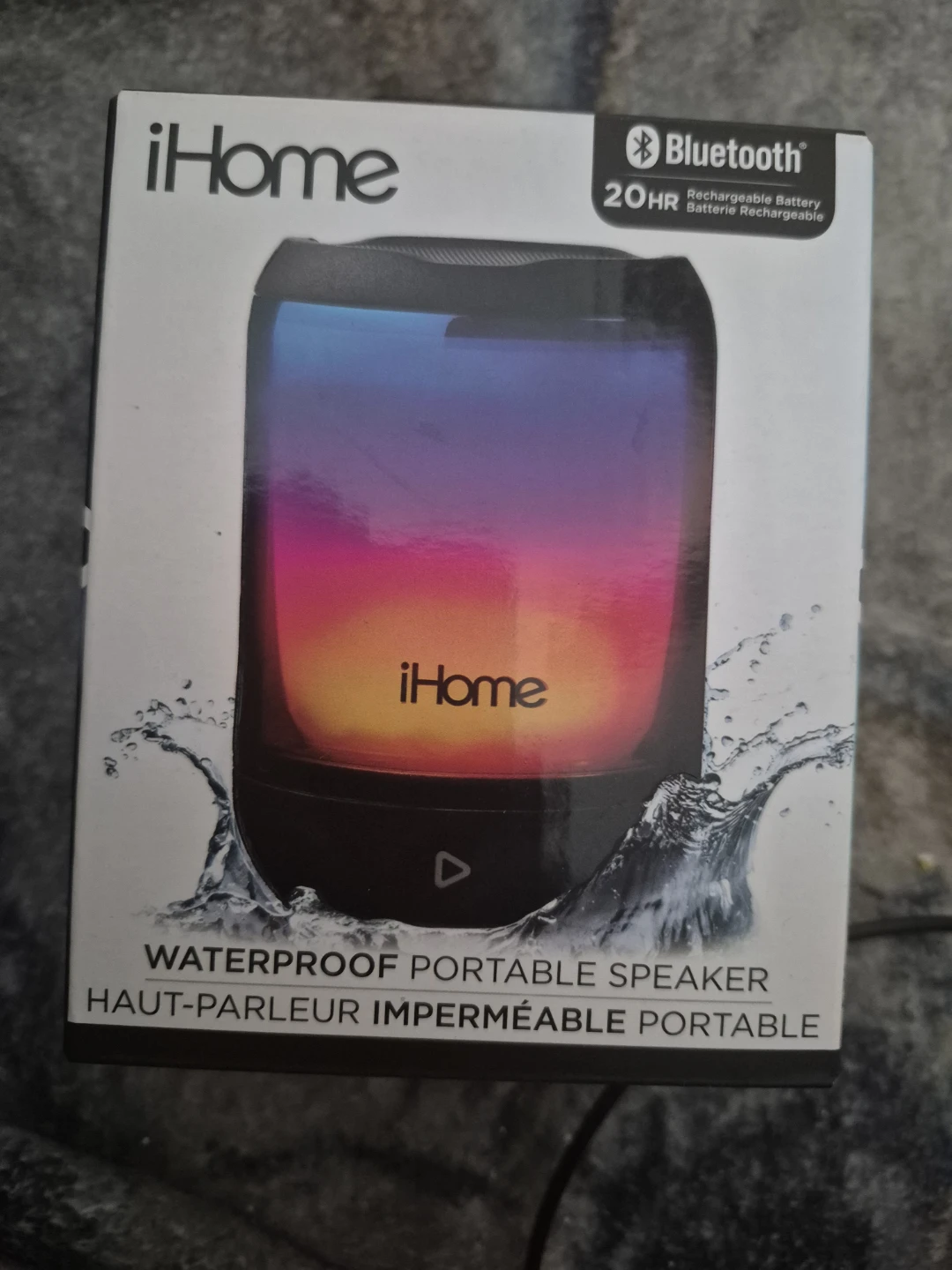 iHome Waterproof Portable Bluetooth Speaker
