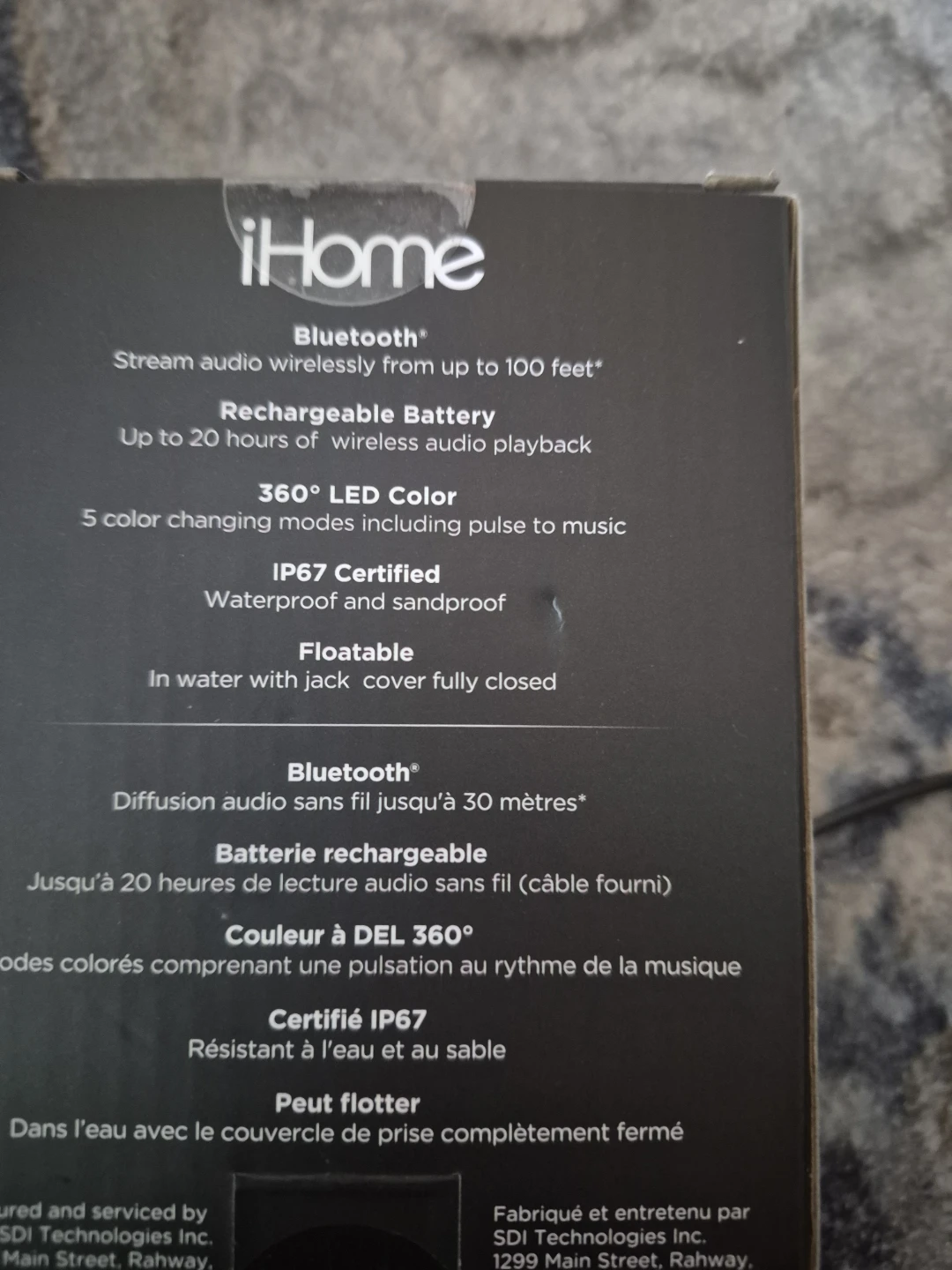 iHome Waterproof Portable Bluetooth Speaker - photo 3