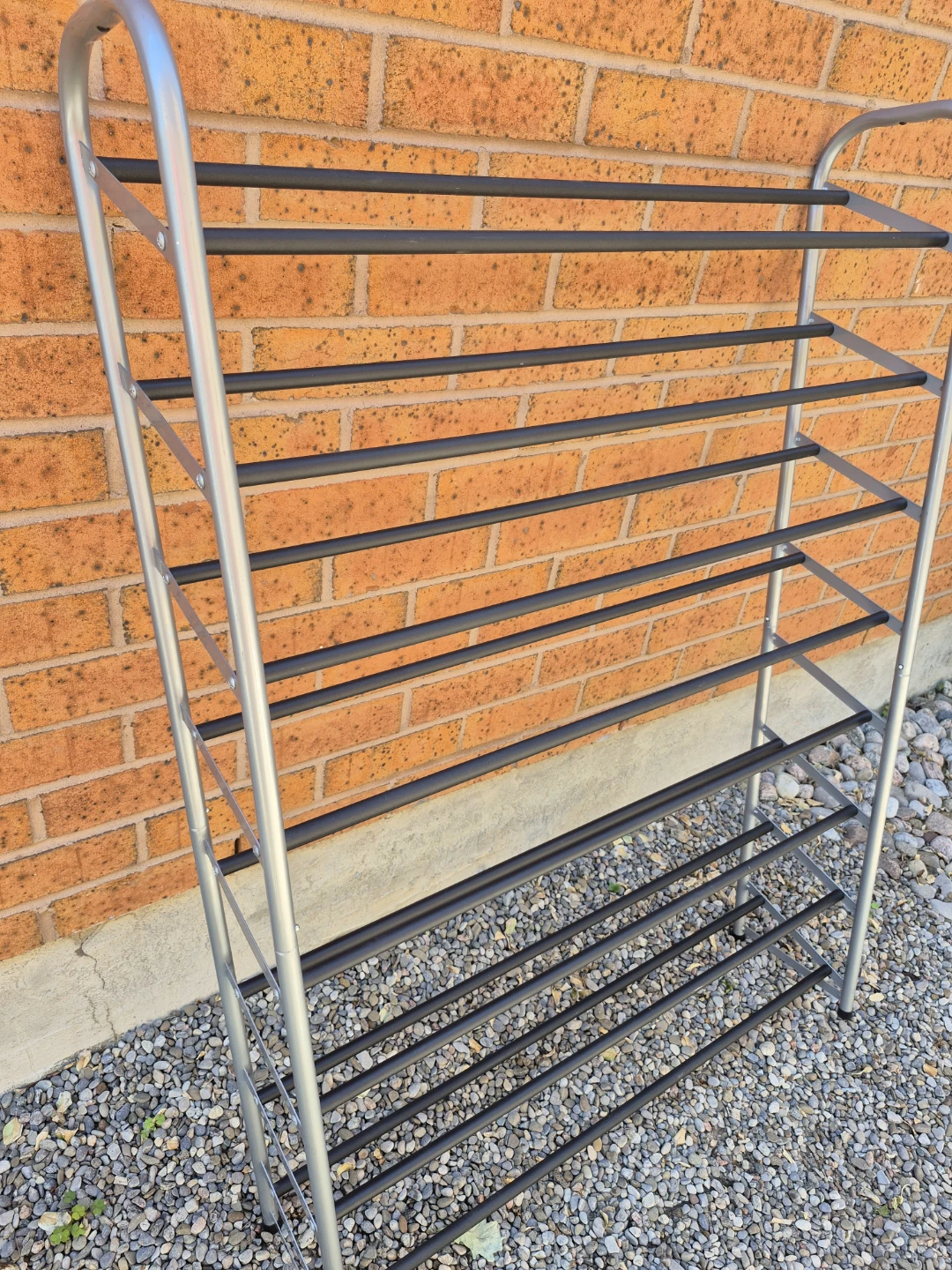 Silver 5-Tier Shoe Rack - photo 2