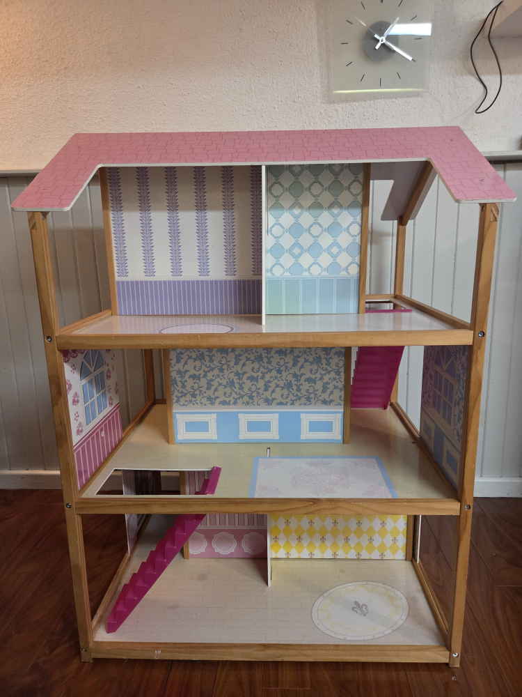 Wooden Dollhouse with Furniture and Accessories - photo 5