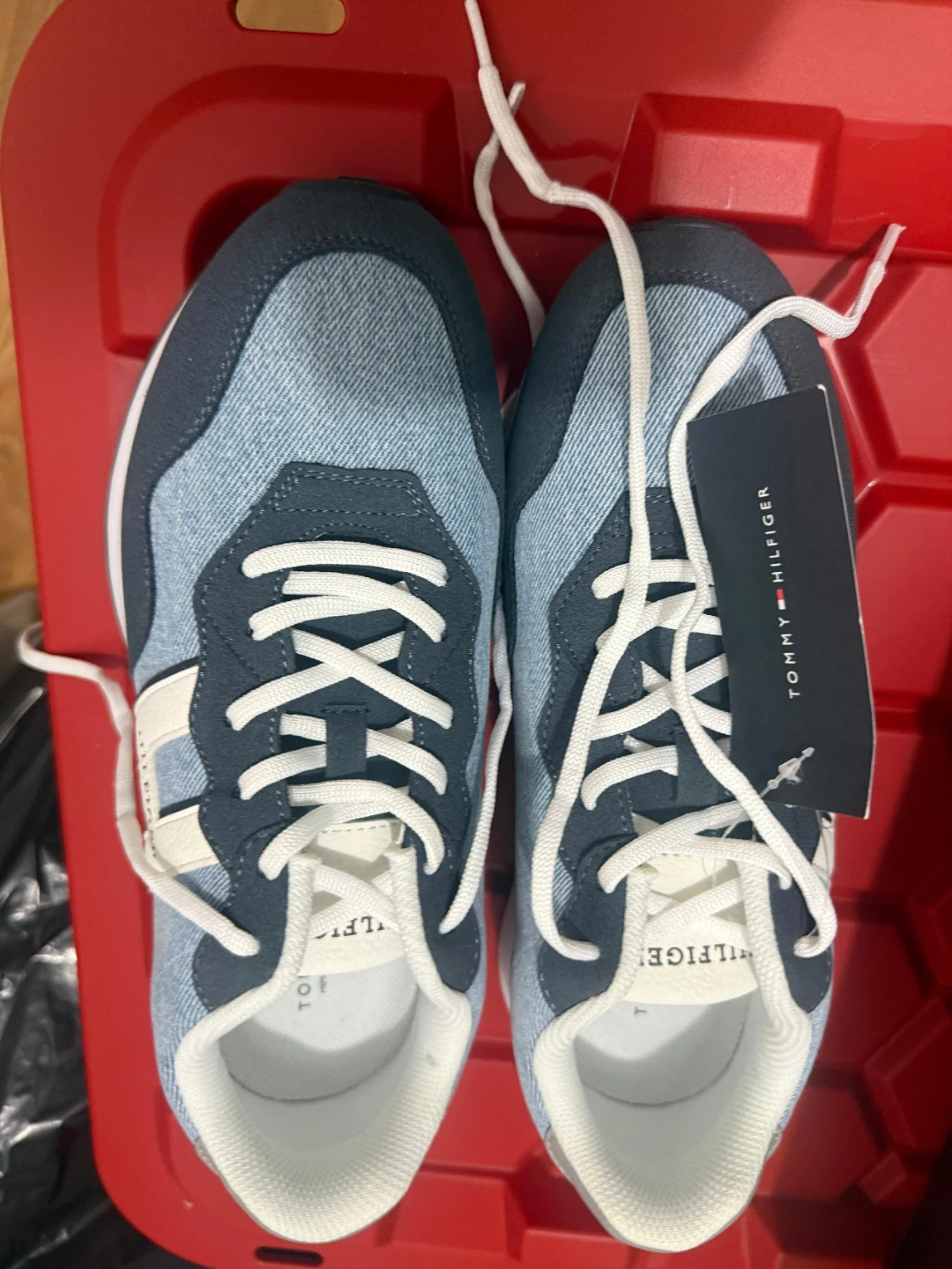 Tommy Hilfiger Women's Denim Casual Sneakers Not Worn at all - photo 2