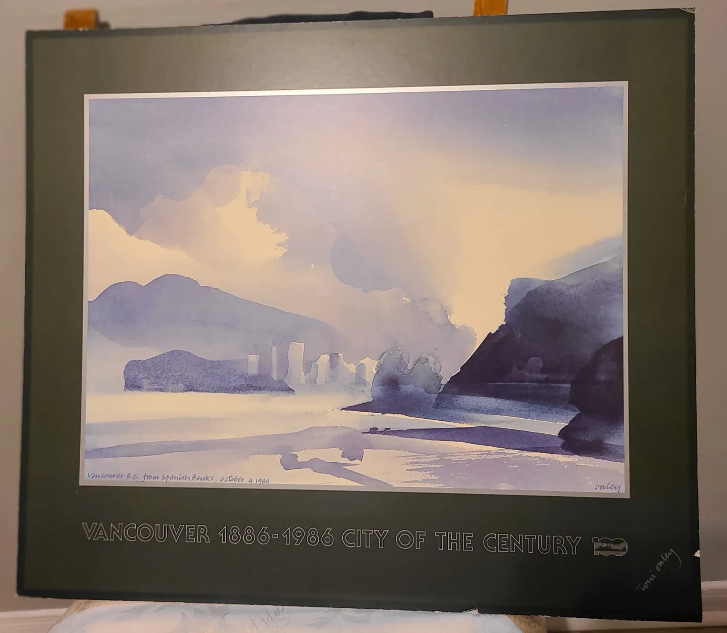 Vancouver 1886-1986 City of the Century Print by Toni Onley - photo 4