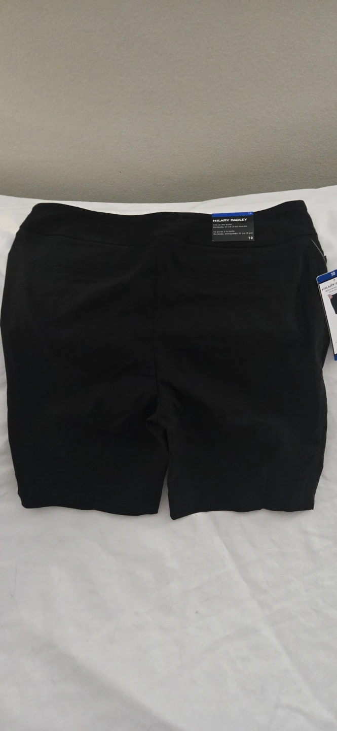 HILARY RADLEY Black Shorts Size 10 - photo 2