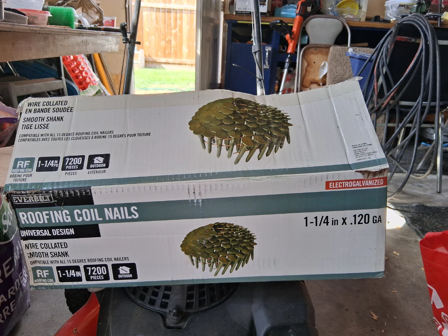 Bostitch Coil Roofing Nailer and nails - photo 2
