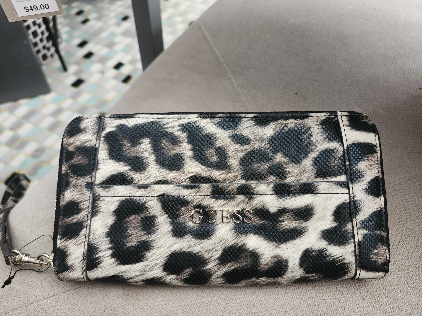 Guess Cheetah Print Zip Around Wallet - photo 3