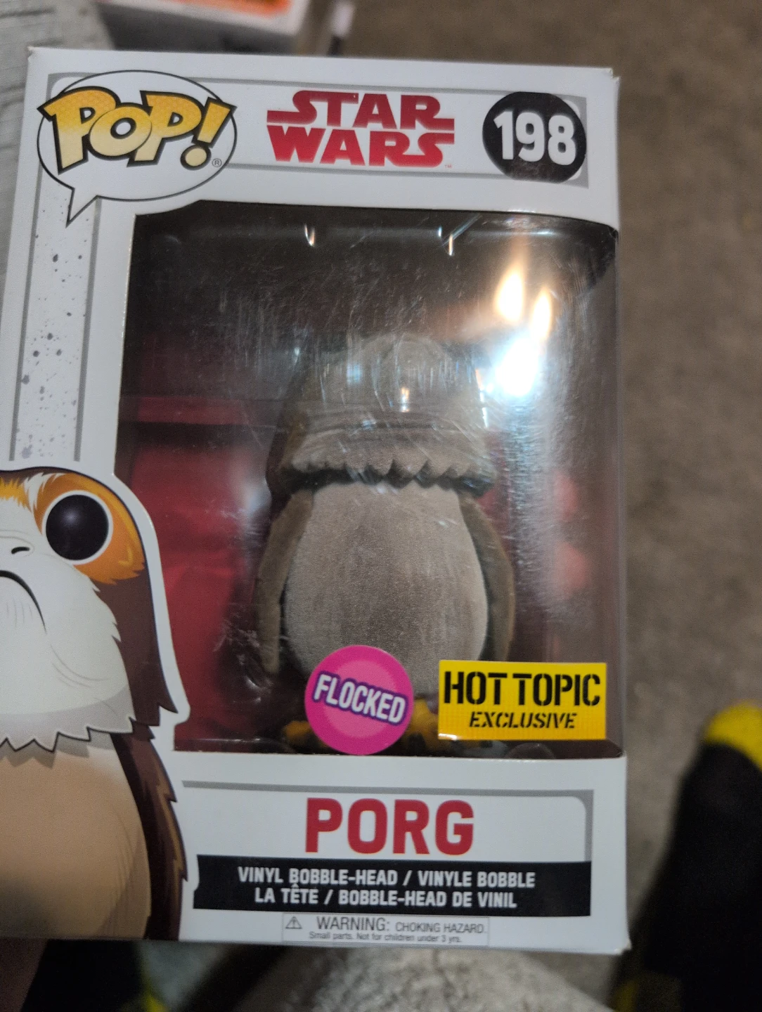 Funko Pop! Star Wars Porg Flocked Hot Topic Exclusive #198