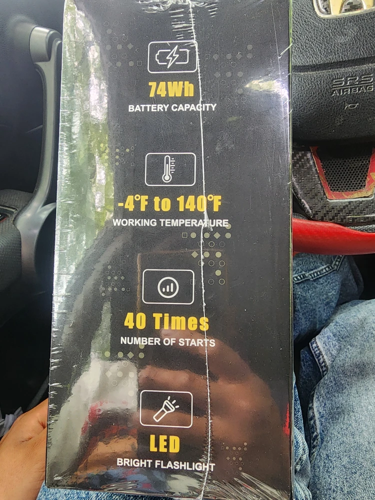 DBPower 12V Car Battery Booster Jump Starter Model Z07 - photo 3