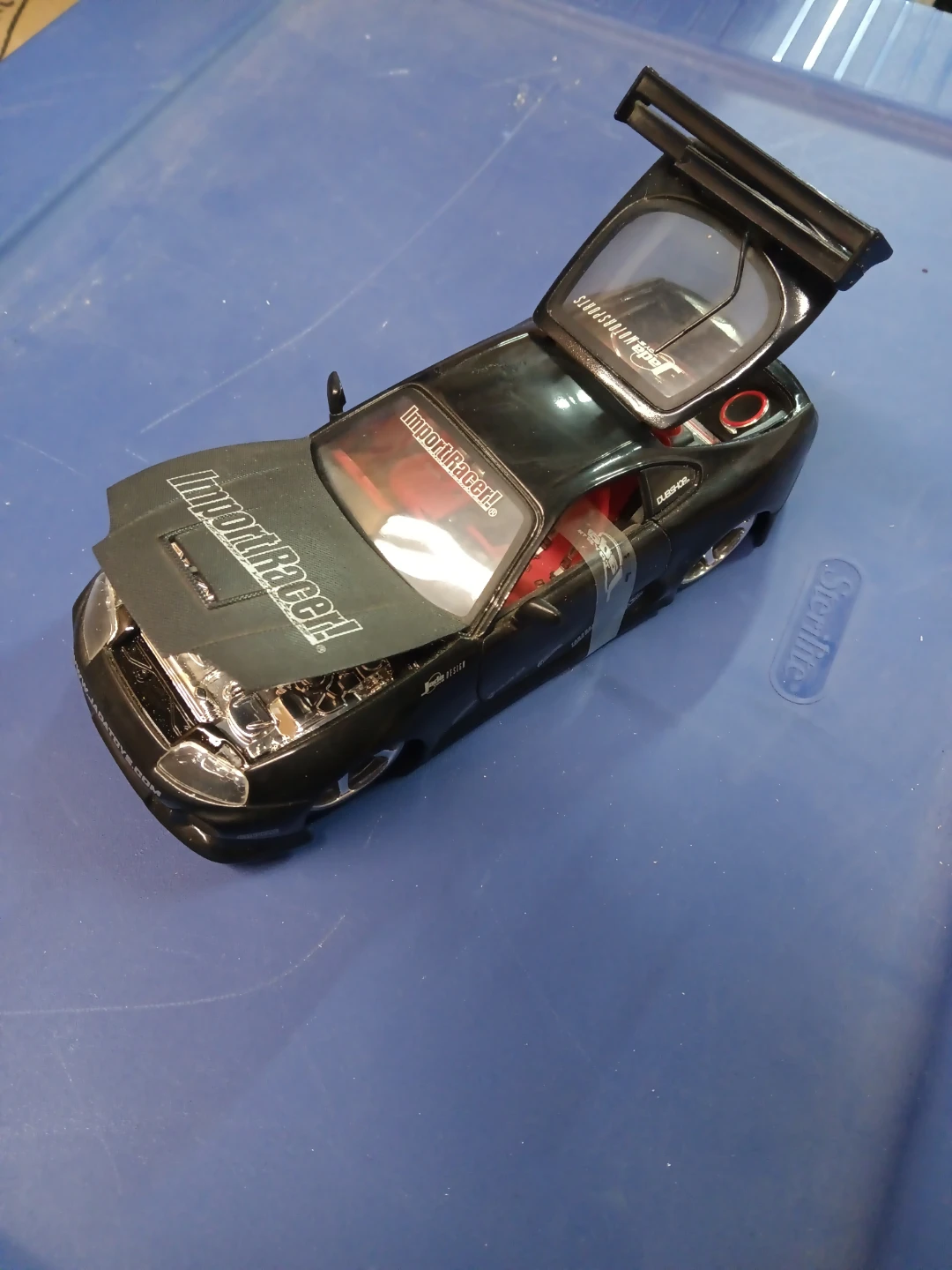 Black Import Racer Toy Car
