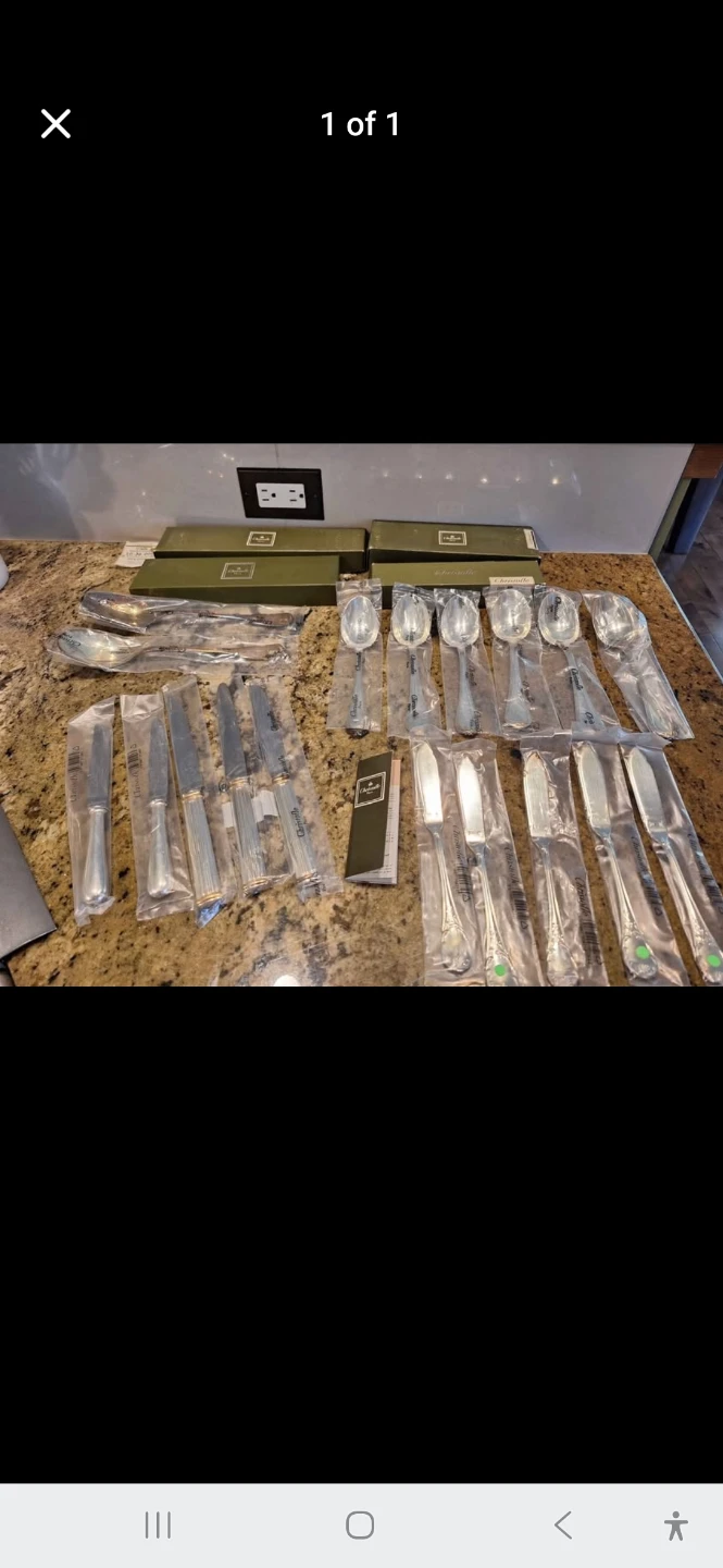Christofle Silver Plated Flatware Set