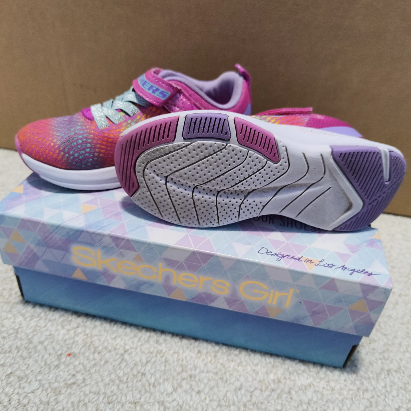 Skechers Girl Shoes with Velcro Strap - Size 11 - photo 2
