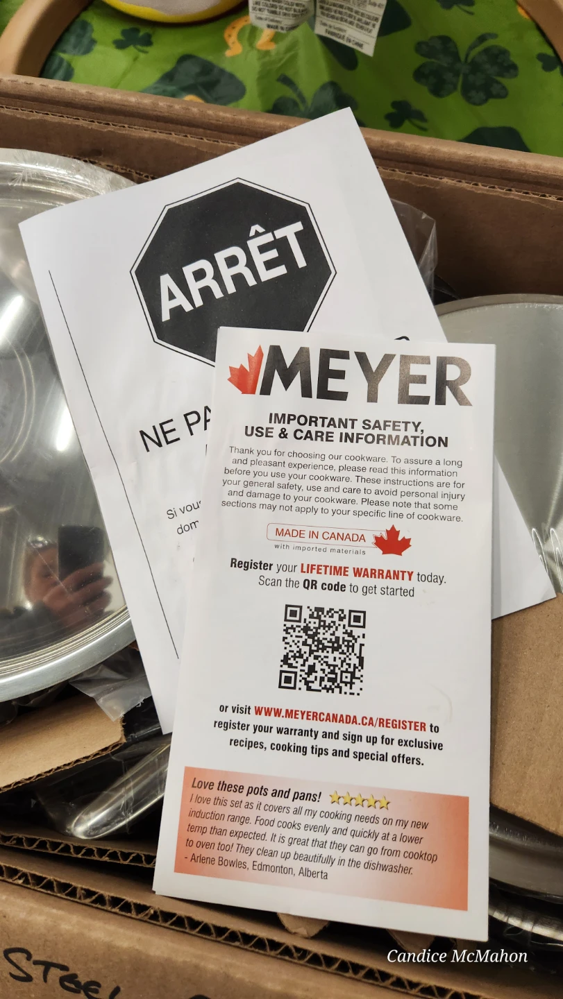 Meyer Stainless Steel Pots and Pans Set