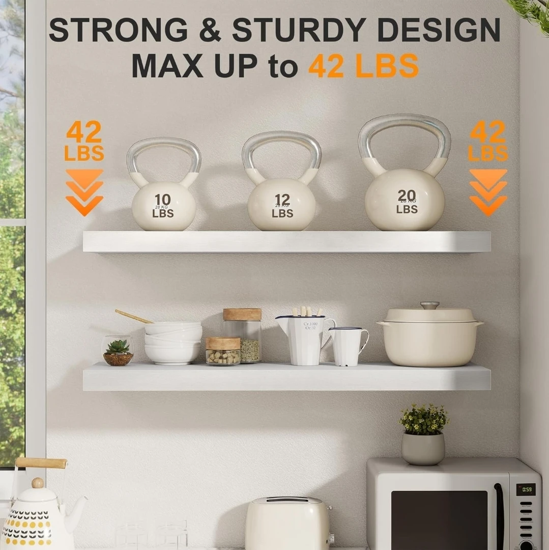 Floating Shelf 40" White - photo 4