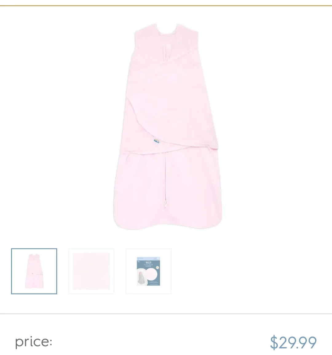 New Halo SleepSack Wearable Blanket - Large - Pink - photo 4