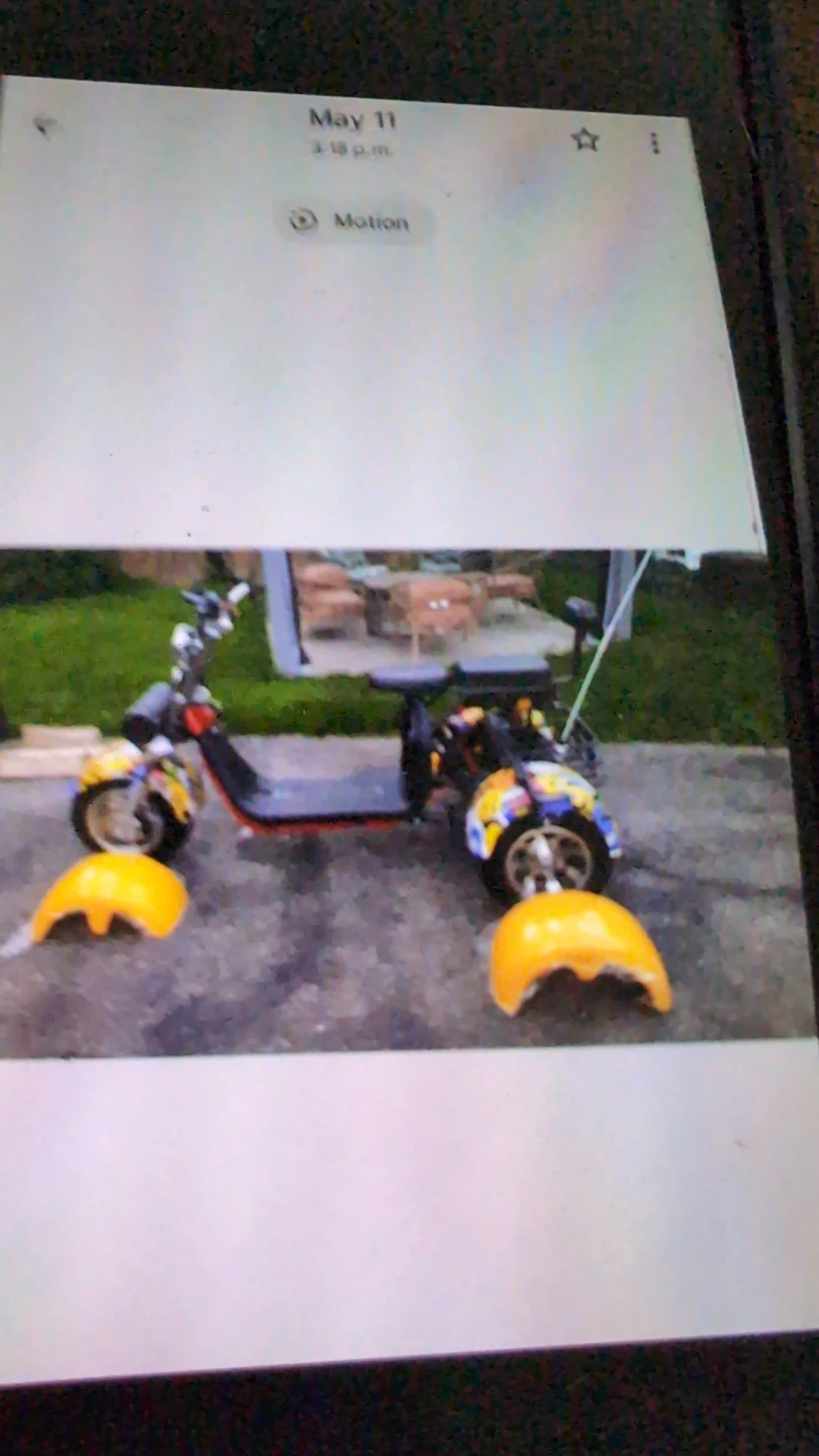 Youpi electric Trike Set of new yellow 🟡 fenders come with it. - photo 5