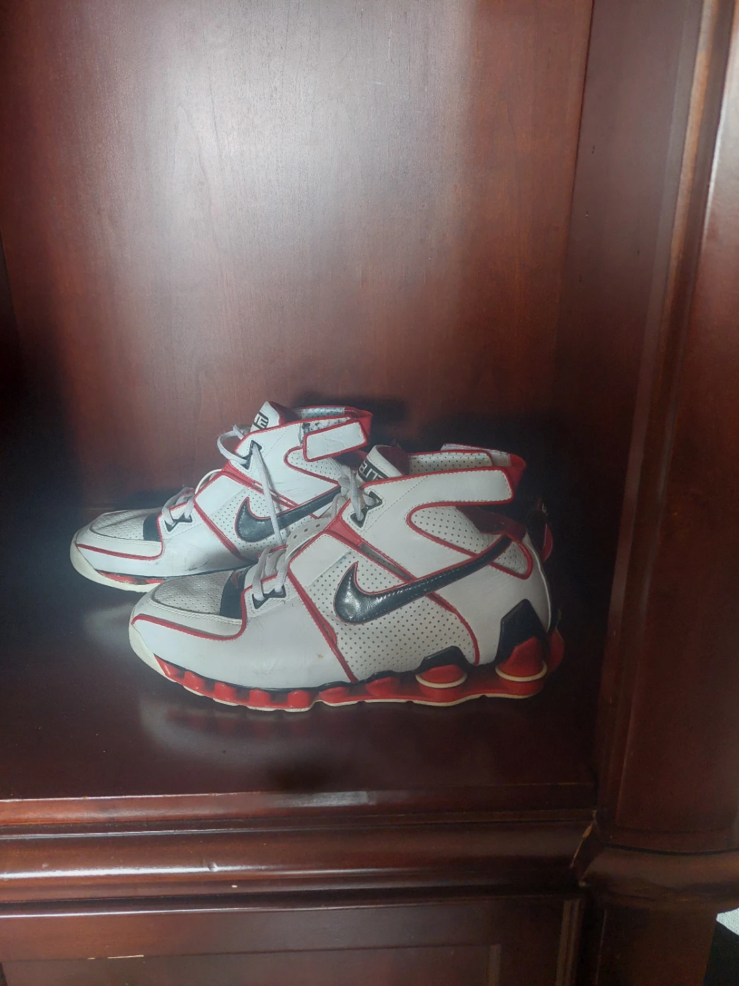 Nike Shox TL White Red Size 12 - photo 2