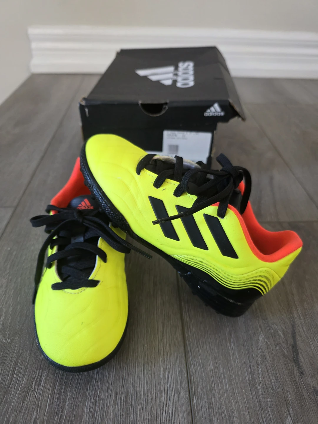 Adidas turf Soccer - Neon Yellow/Black
