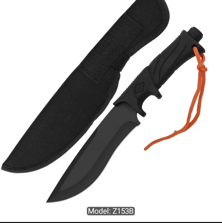 Brand New Black Survival tool with Sheath