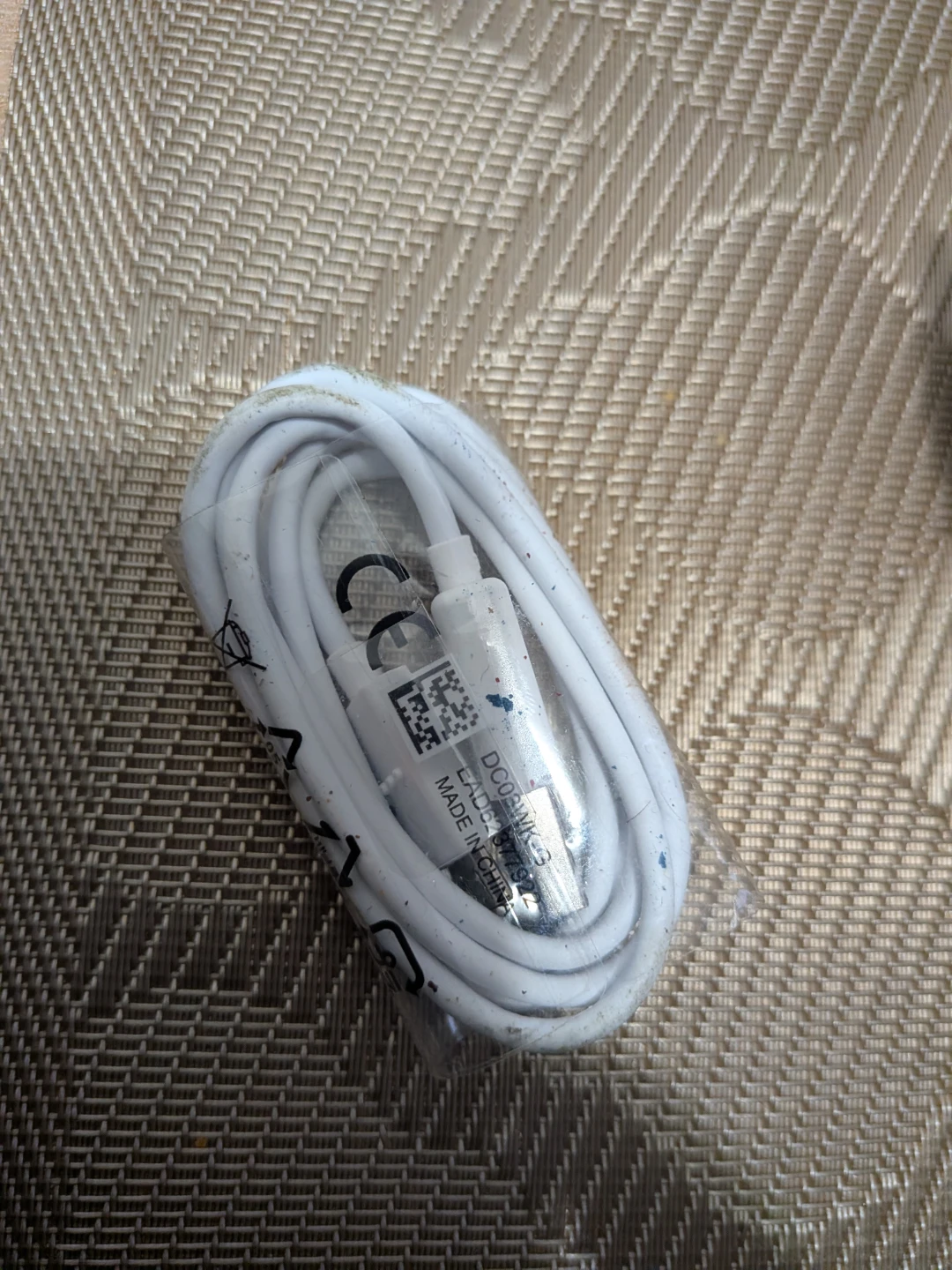 White USB Charging Cable