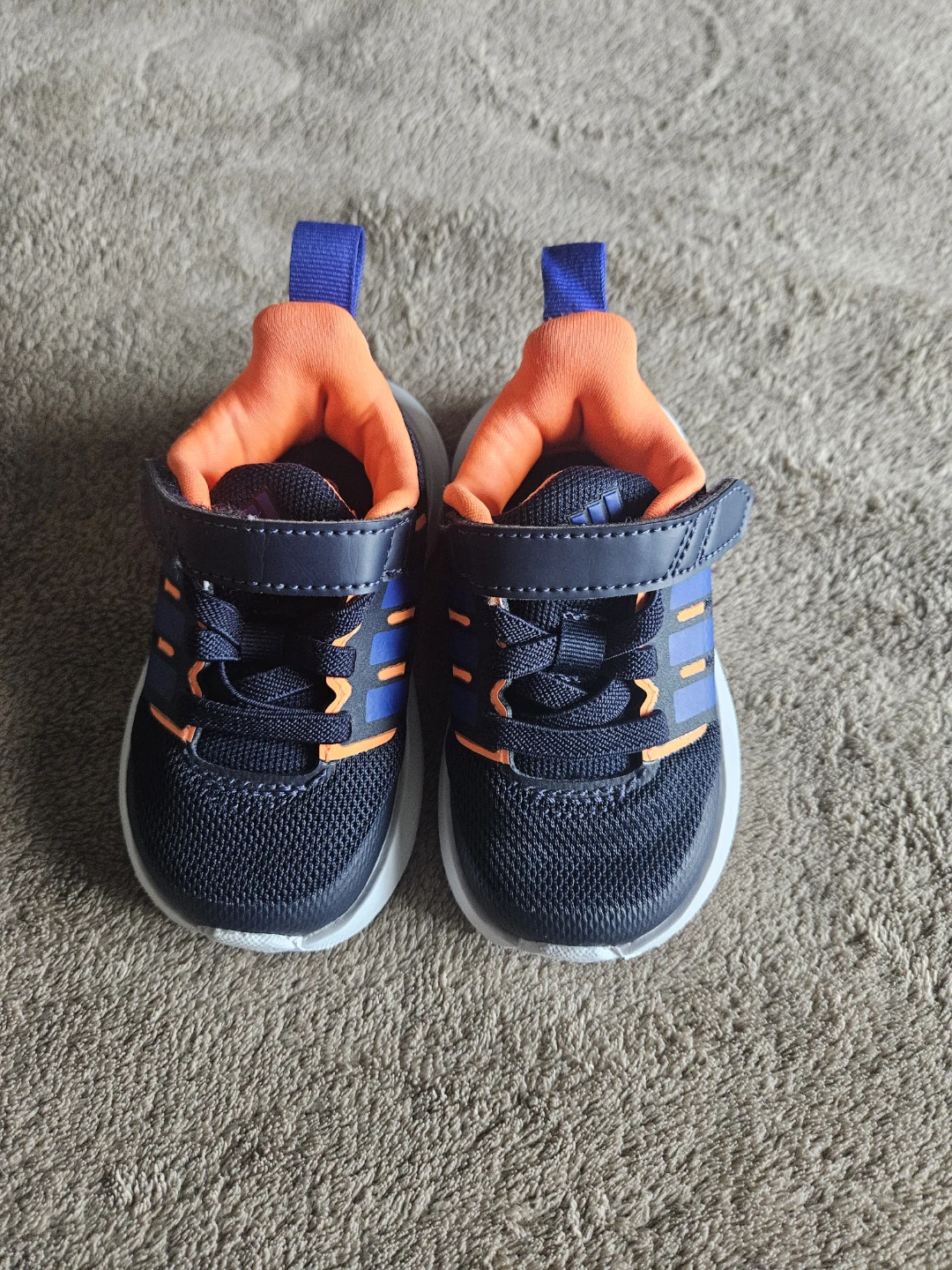 Adidas Kids Running Shoes - Navy/Orange