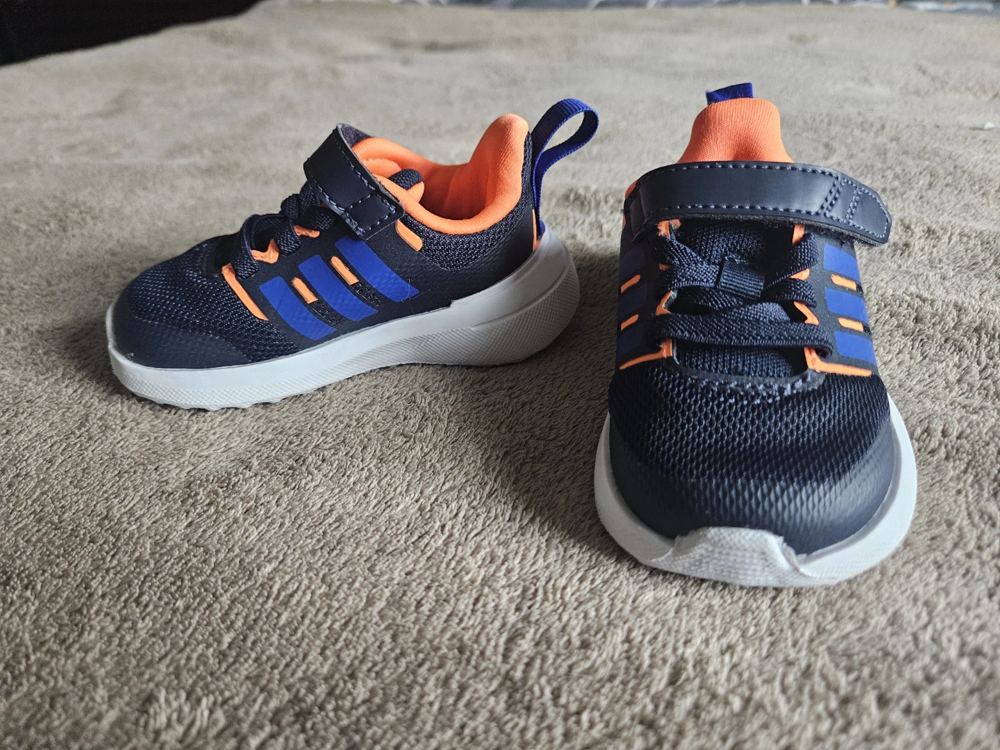 Adidas Kids Running Shoes - Navy/Orange - photo 2