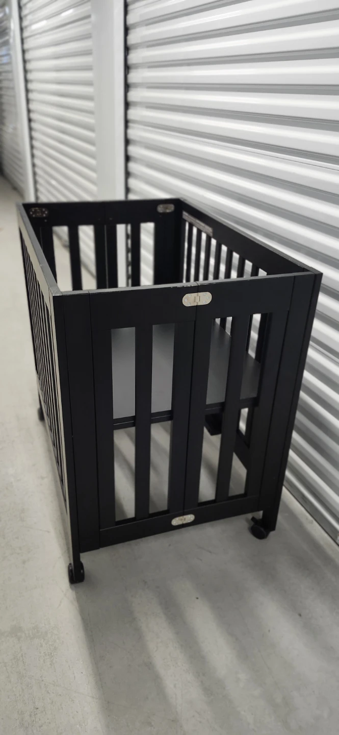 Foldable baby crib with wheels 39*25.5*36*22"LWHH - photo 2