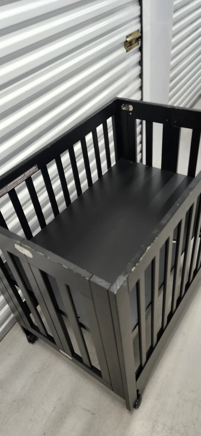 Foldable baby crib with wheels 39*25.5*36*22"LWHH - photo 4