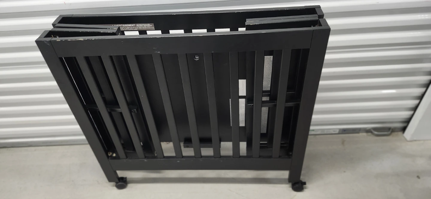 Foldable baby crib with wheels 39*25.5*36*22"LWHH - photo 5