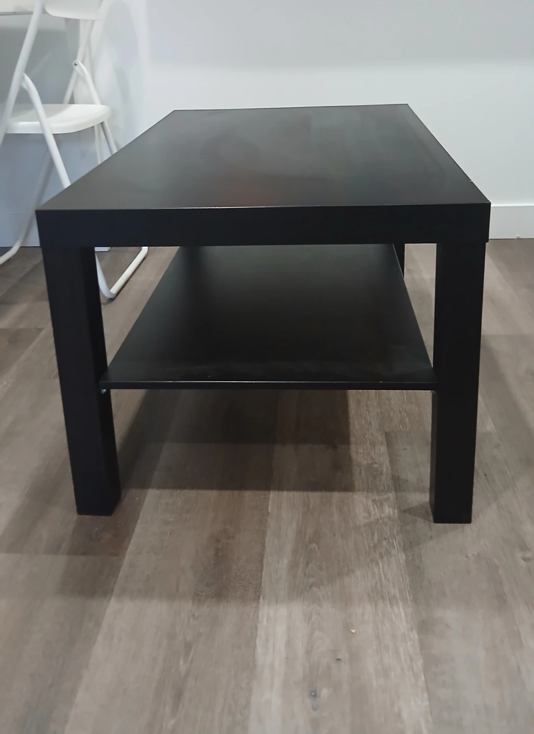 Black Coffee Table with Shelf - photo 3