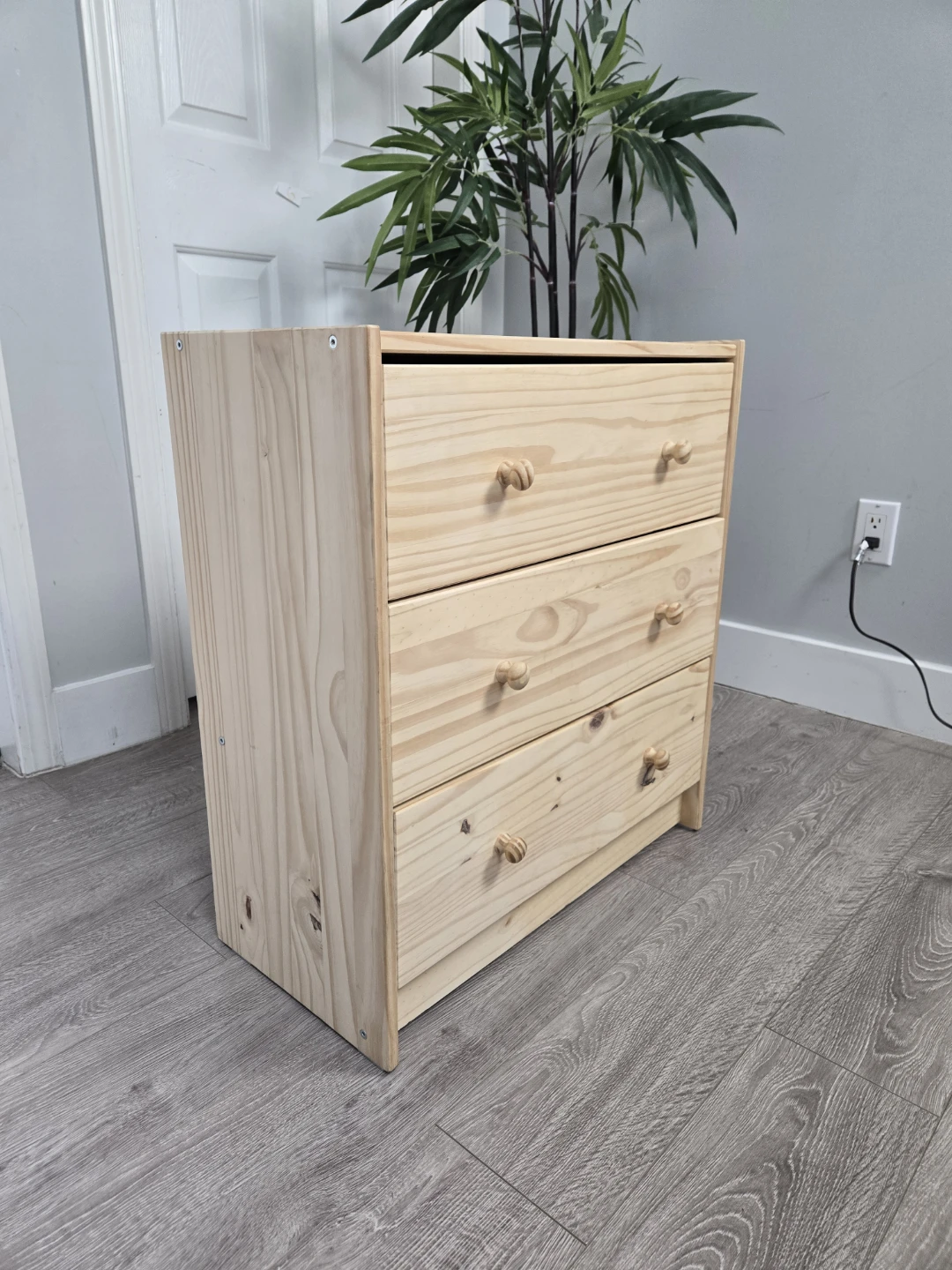 Ikea rast 3 drawer dresser newly sanded   I
