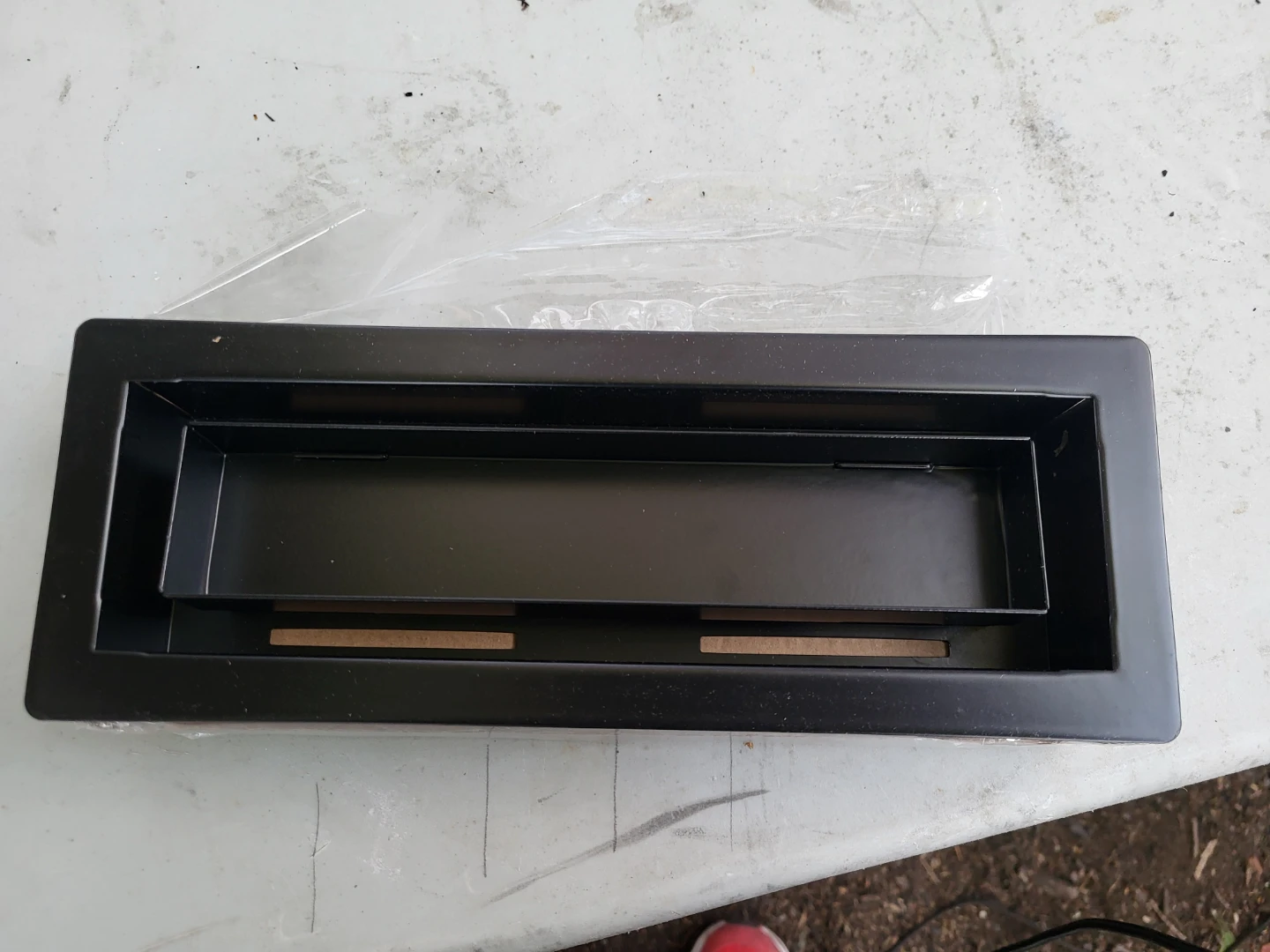 Black Vent Cover 3x10" - New in Package 10