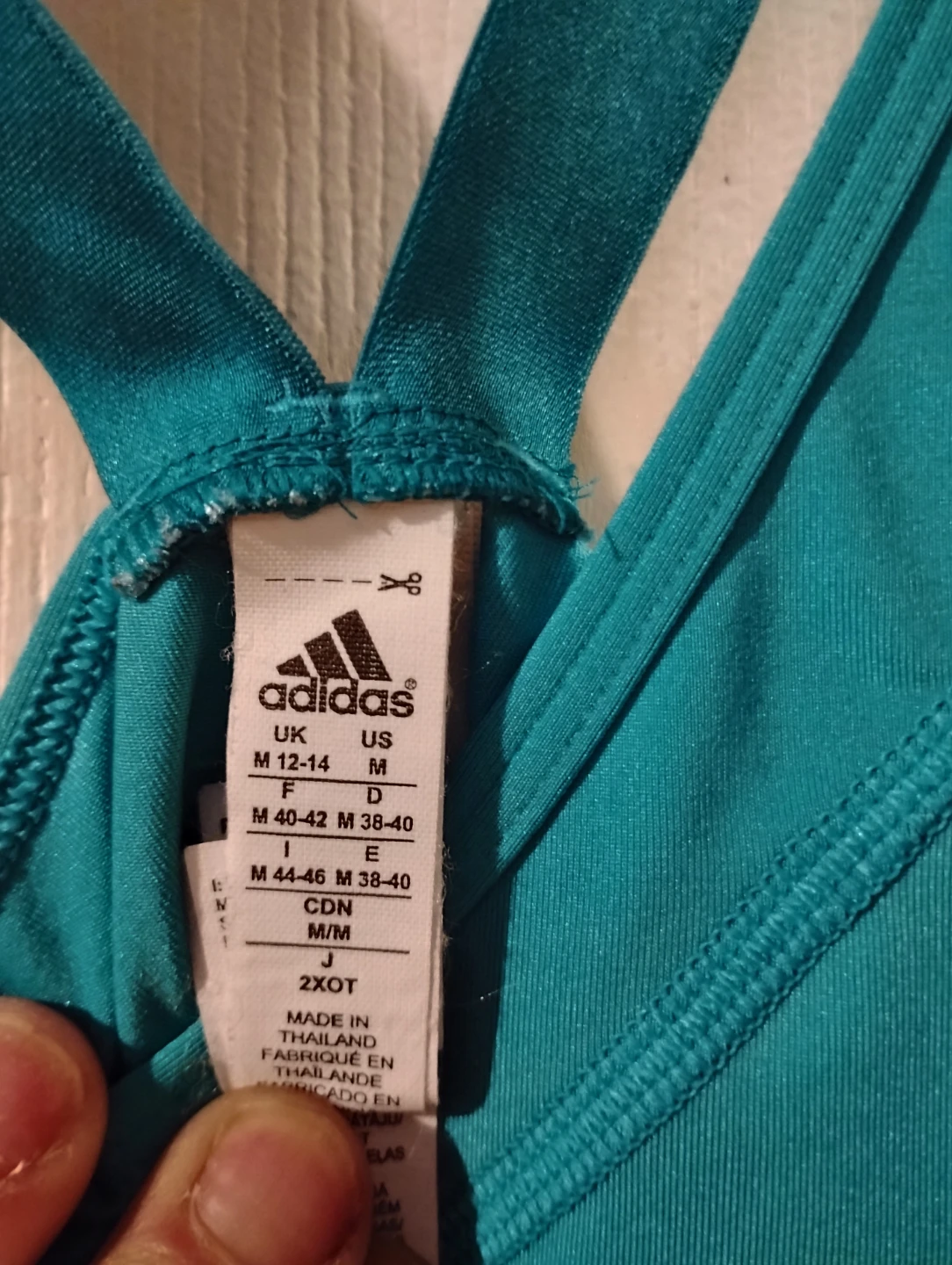 Adidas Climalite Tank Top - Medium - Teal - photo 5