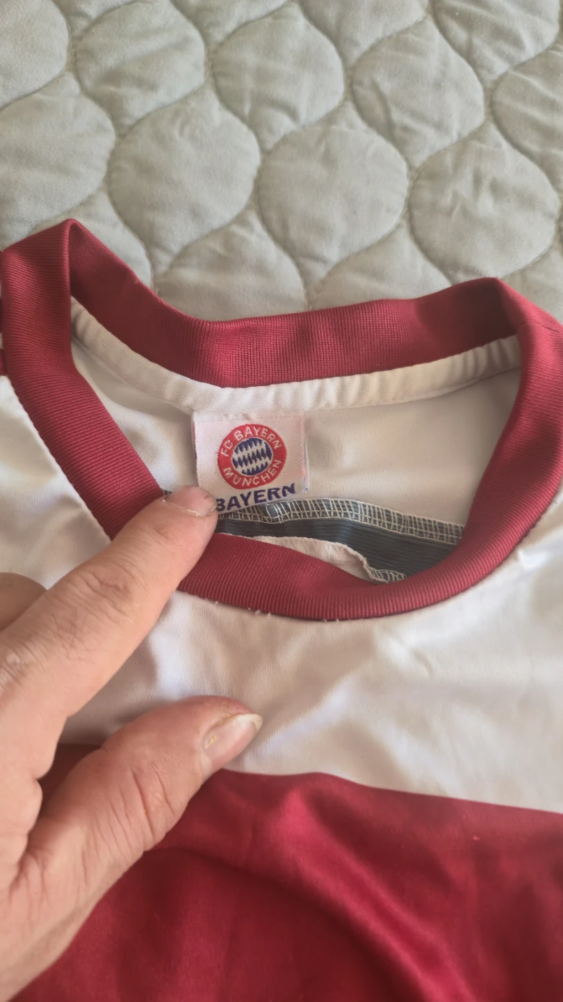 FC Bayern Munich Jersey - White/Red, Size 2XL - photo 4