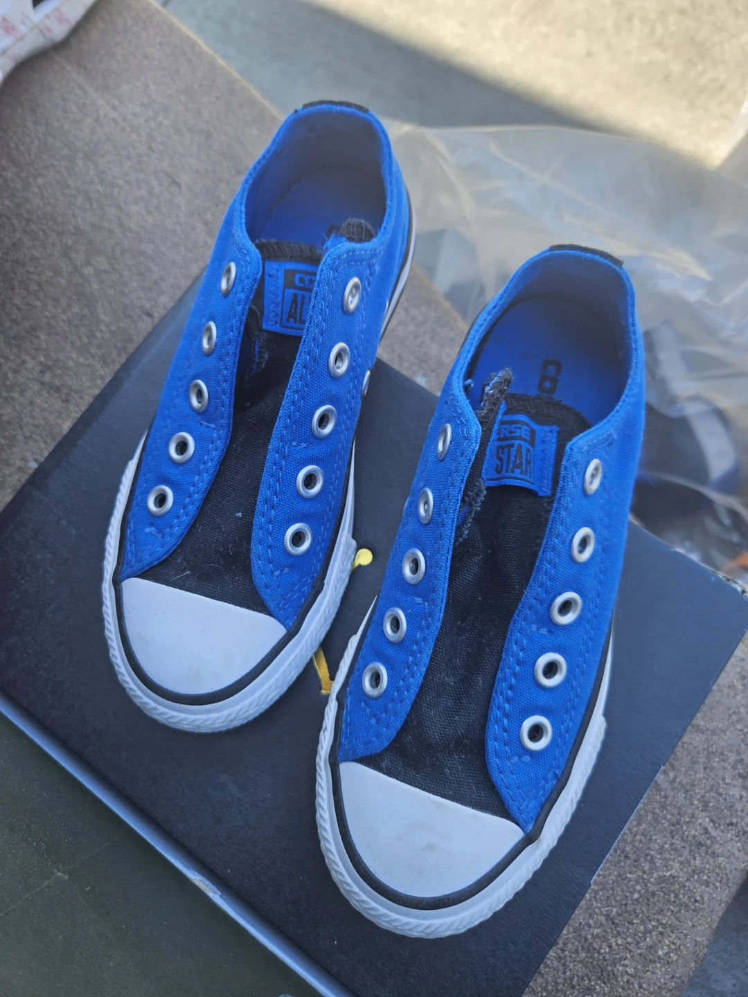 Converse All Star Shoes Blue Size US 11 junior