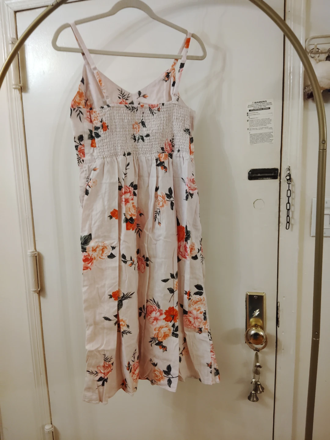 Old Navy Pink Flower Cami Midi Dress Size L - photo 2