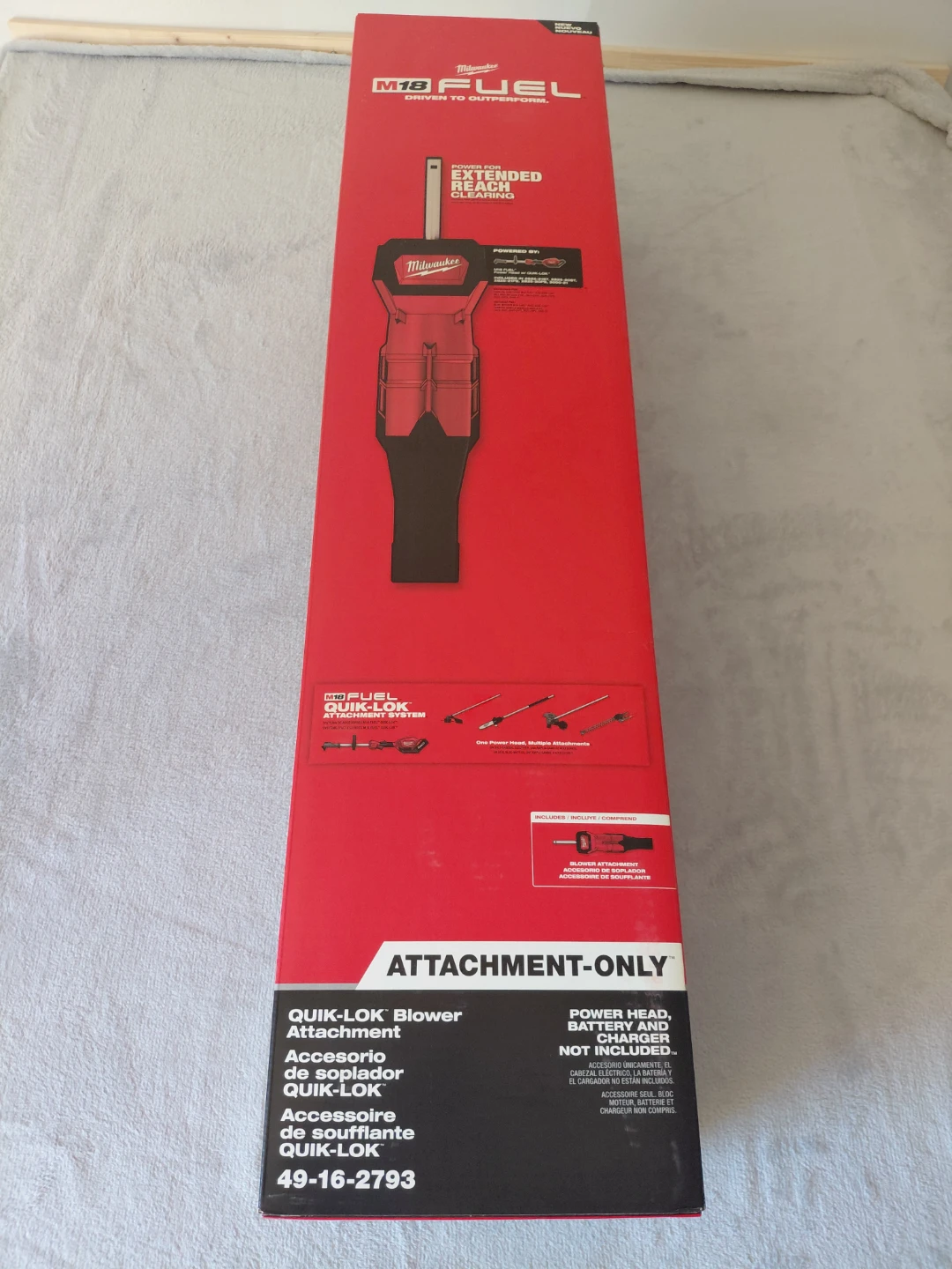 Milwaukee Fuel Quik-Lok Blower Attachment - photo 3