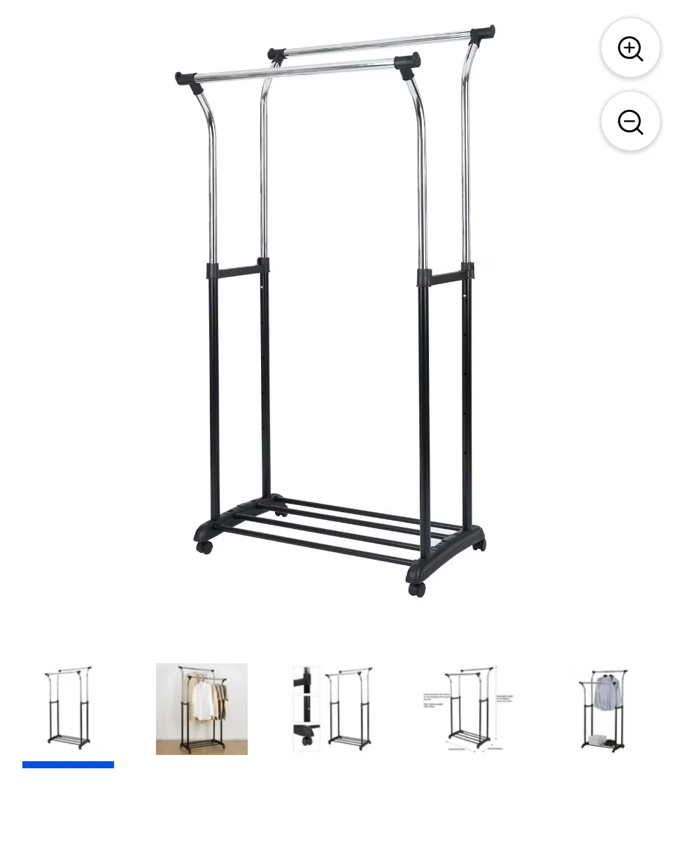 Adjustable Double Garment Rack