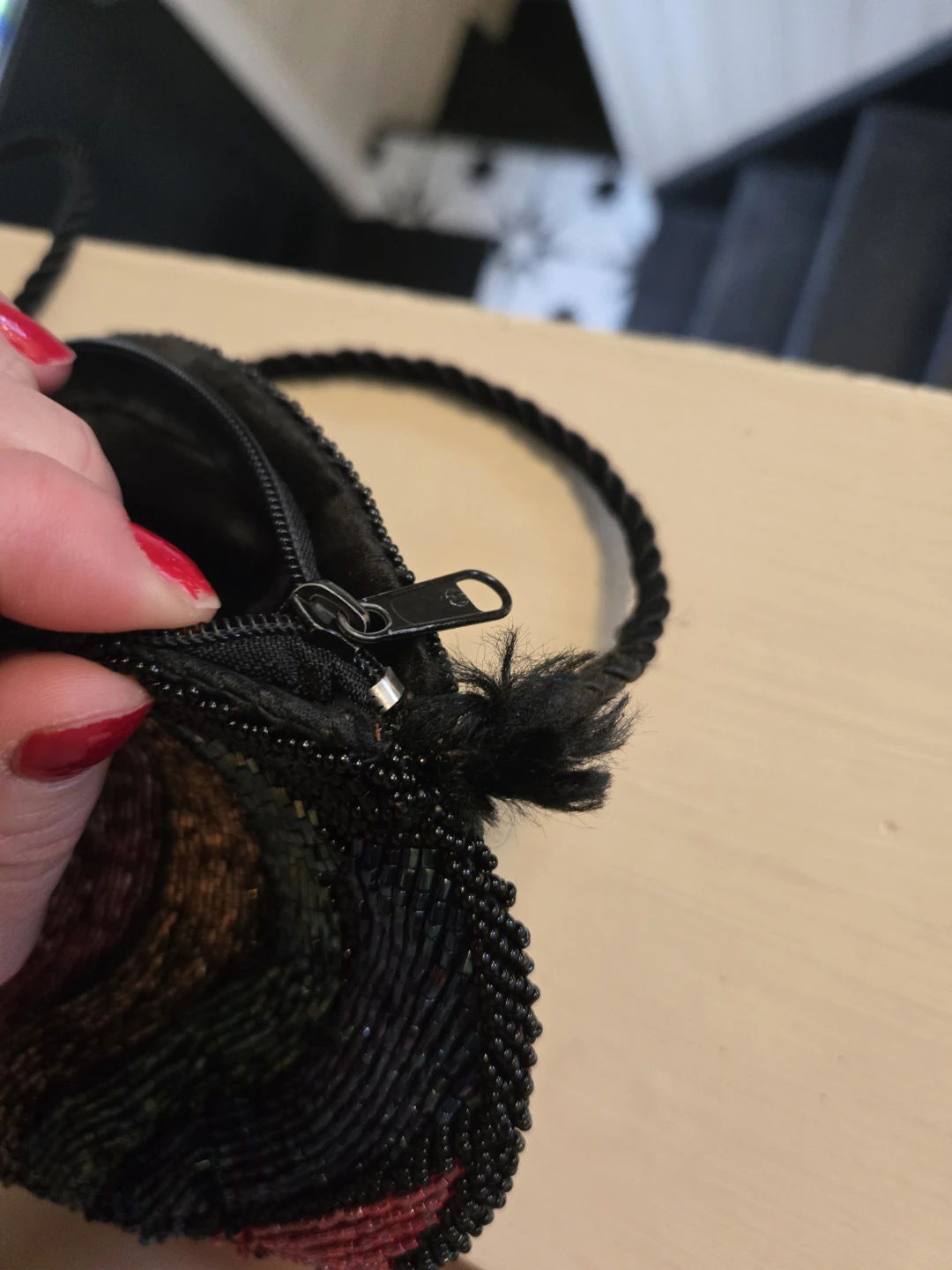 Vintage beaded purse - photo 4