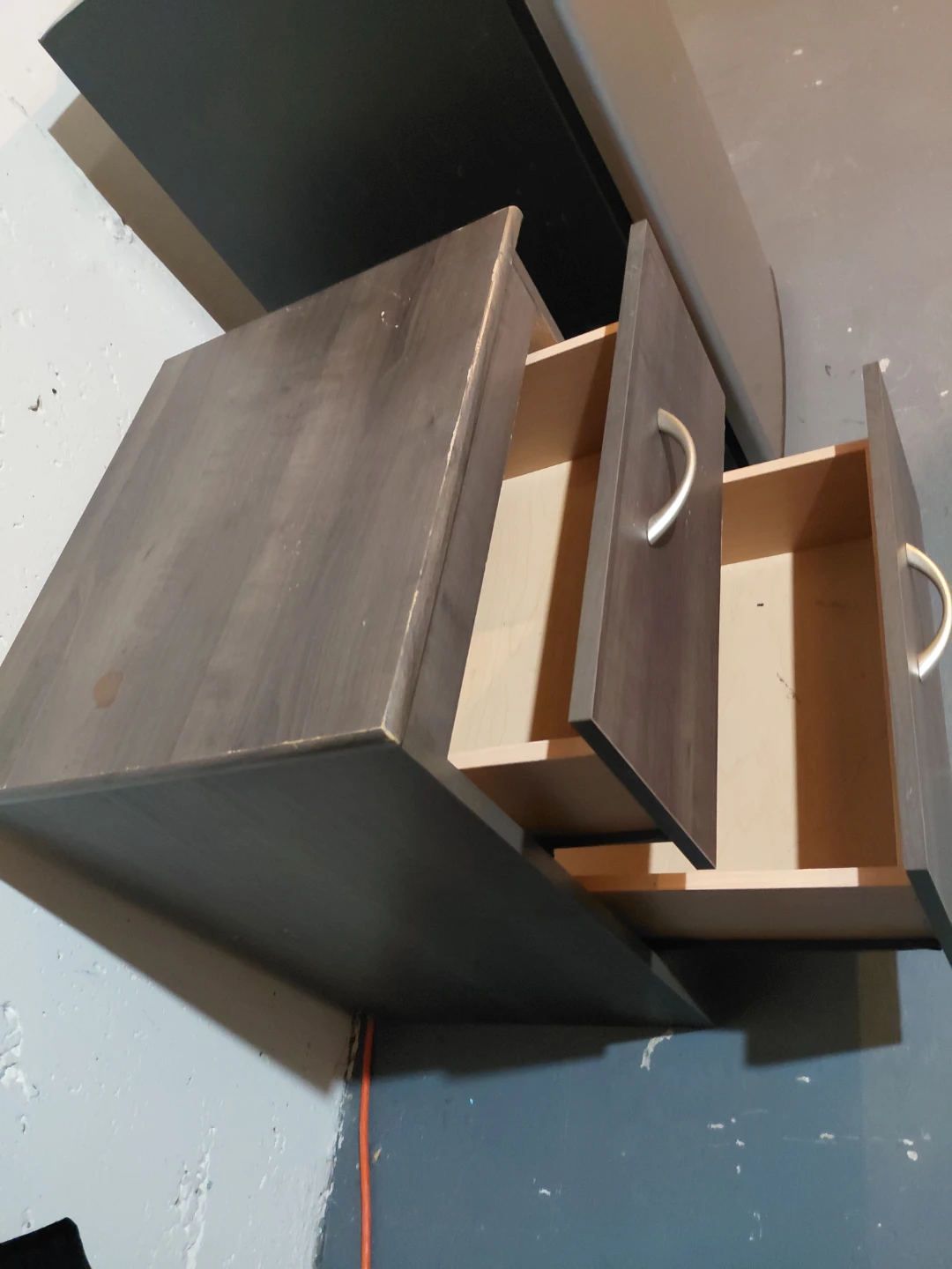 Two-drawer nightstand/end table - photo 2