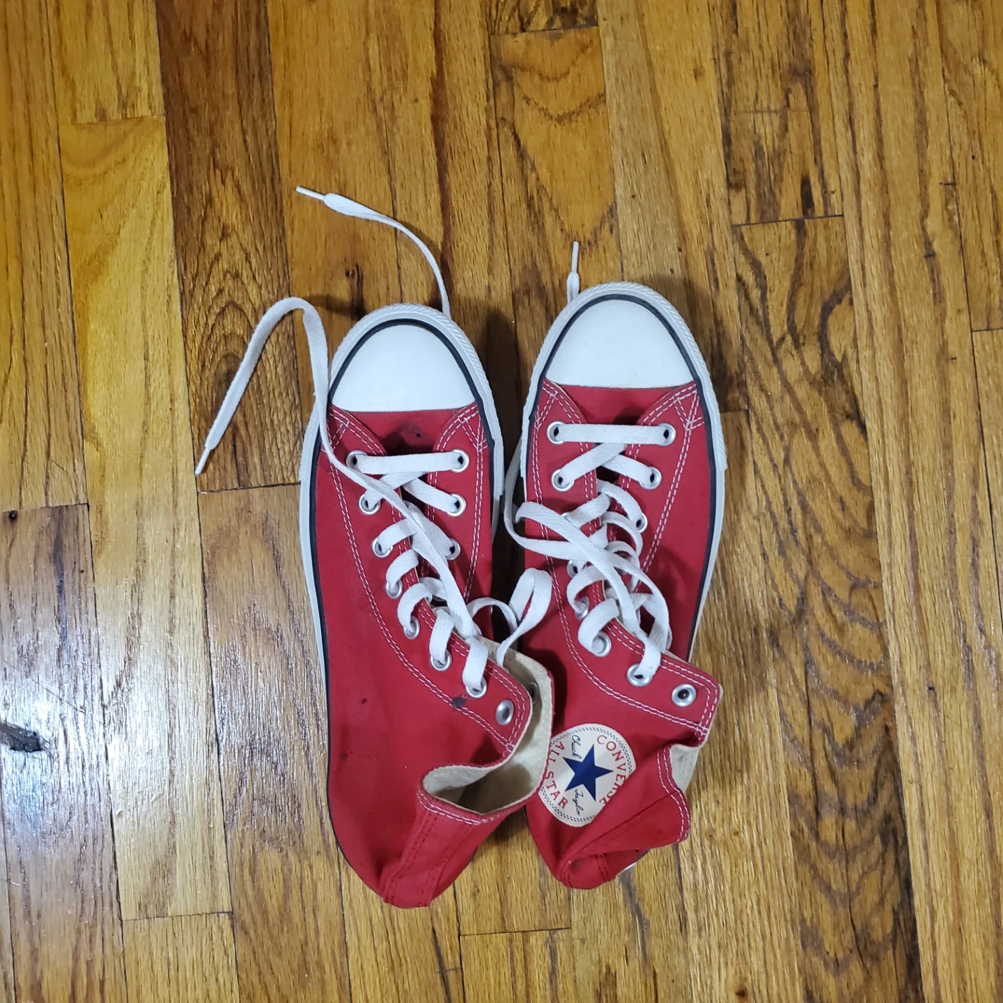 Converse All Star High Top Sneakers - Red