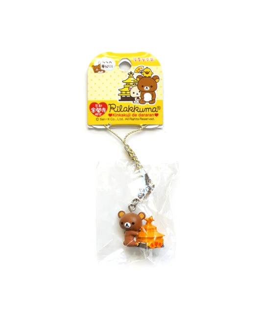 Rilakkuma Phone Charm Keychain Kyoto Japan Kinkakuji Temple