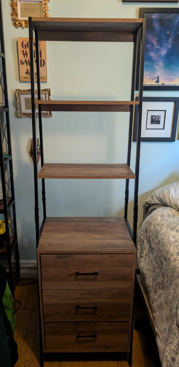 Ladder Shelf with Drawer Unit