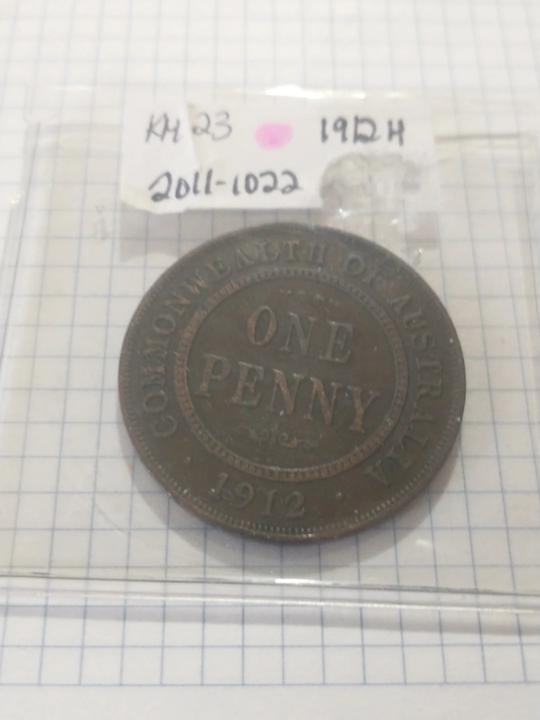 Lovely VF 1912 Australia George V one penny KM #23 - photo 4