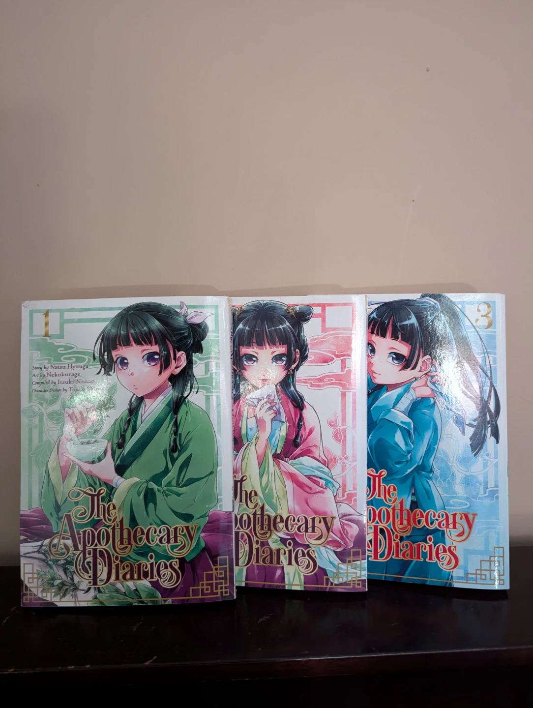 Apothecary diaries manga volume 1 2 3