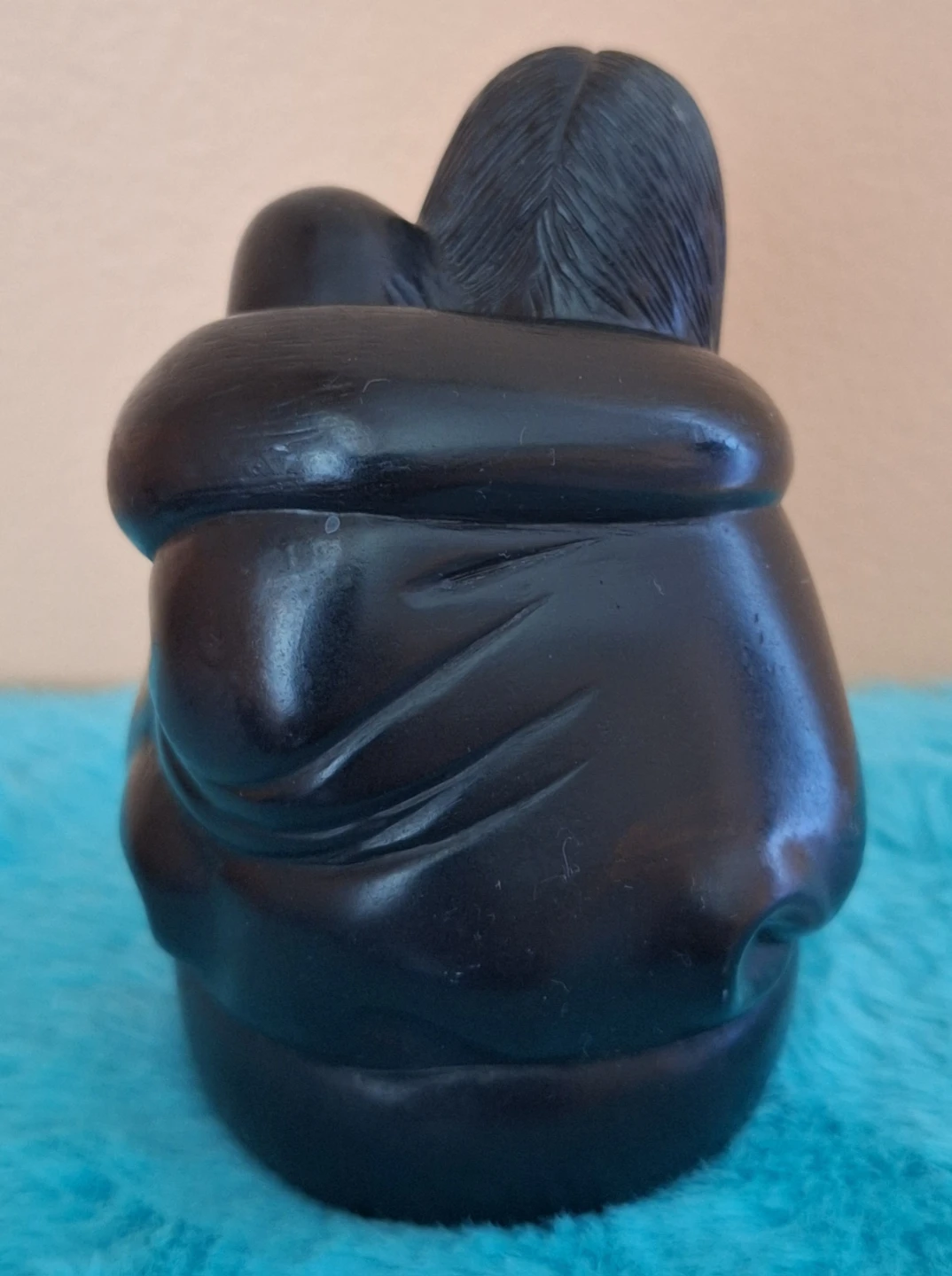 Vintage BOMA Inuit sculpture of Mother and Child - photo 4